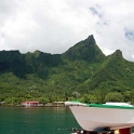 PYF Moorea Vaiare 2007FEB12 002  Vaiare is a natural bay which is overshadowed by some rugged mountains. : 2007, 2007 - Gone Troppo In Tahiti, Date, February, French Polynesia, Month, Moorea, Oceania, Places, Trips, Vaiare, Year